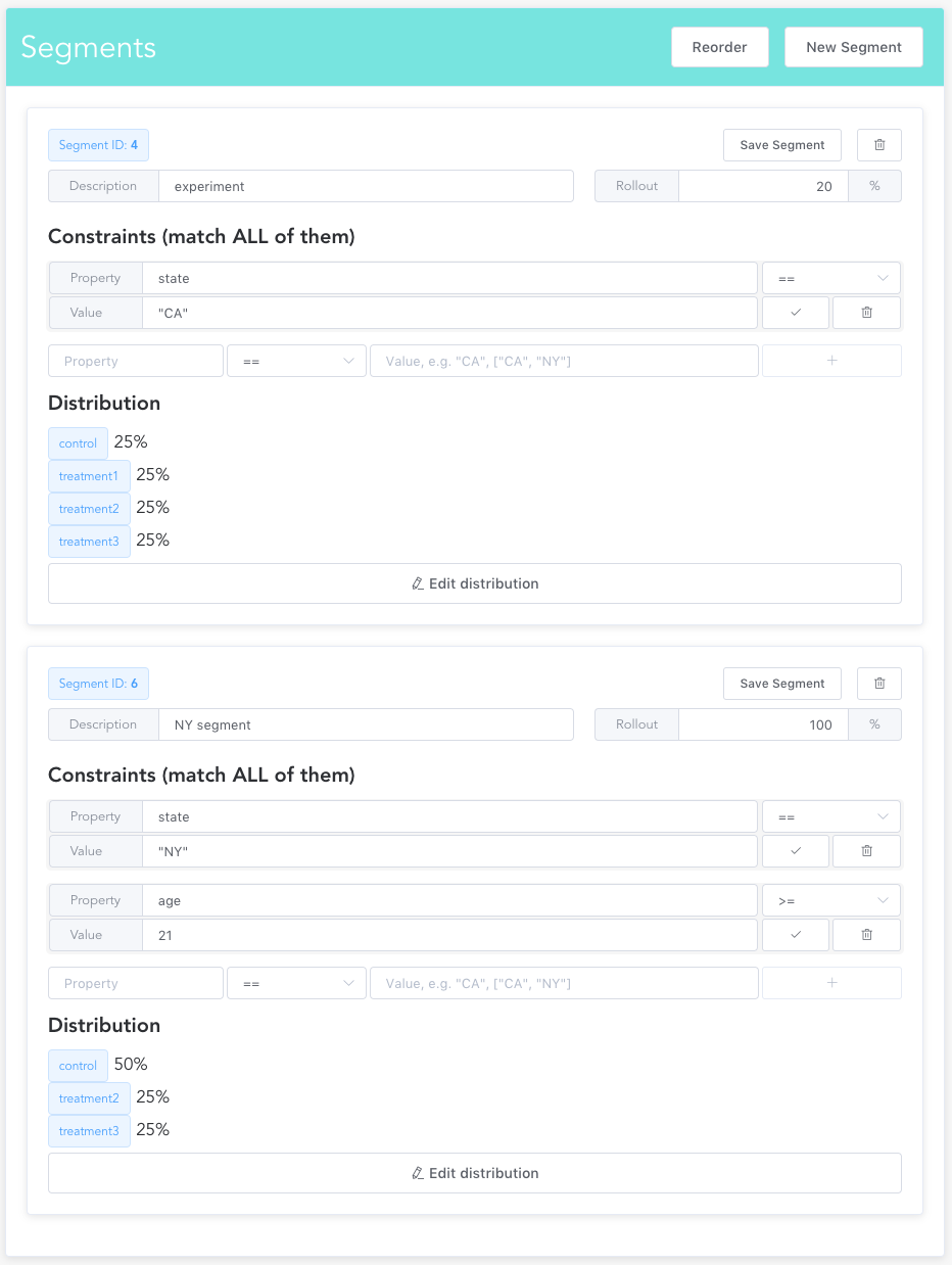 ab testing setting demo 2