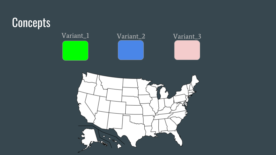 Flag detail with segments and distributions